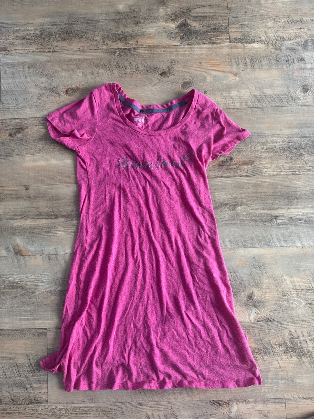 Victoria's Secret Pink Short Sleeve Nightshirt